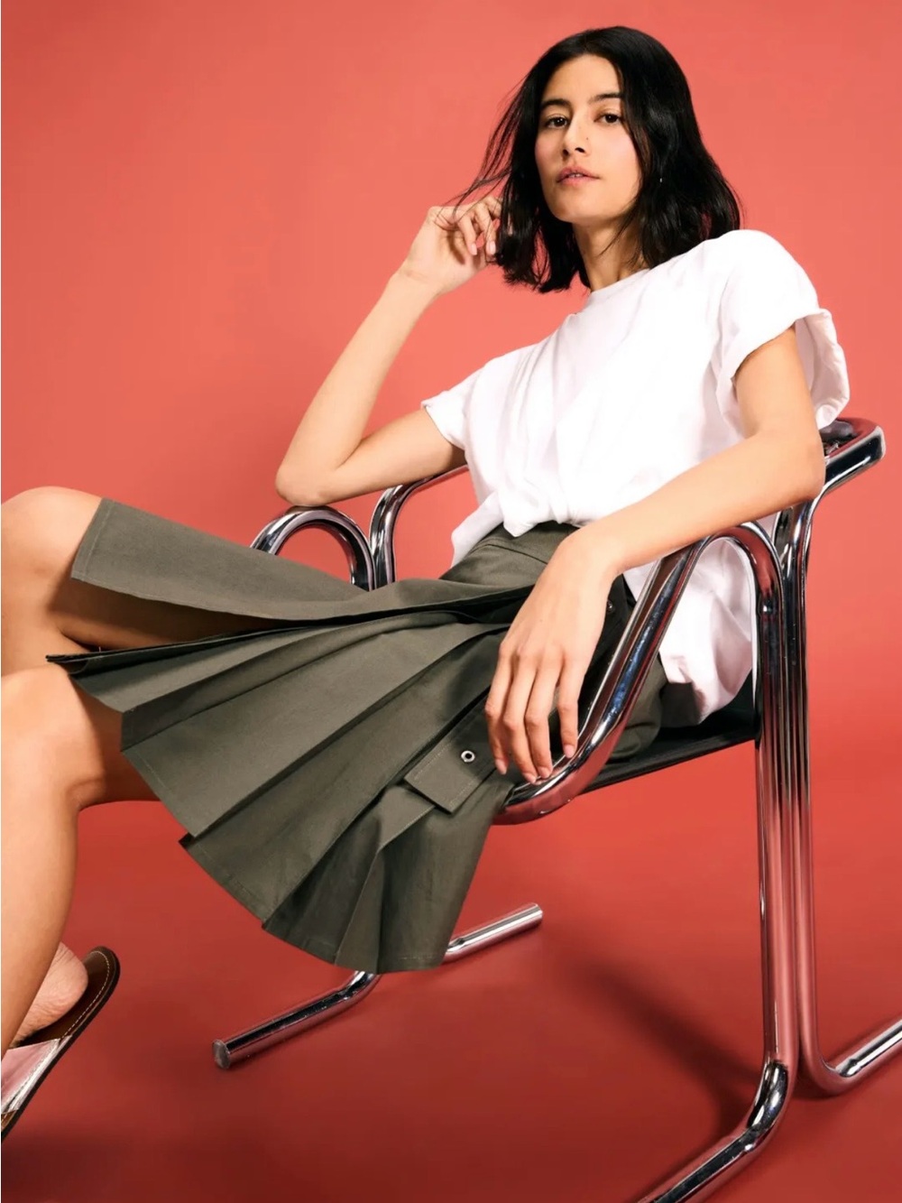 Utility DRESS by designer Philip Lim, XXL, skirt/ringer tee as one piece - Picture 9 of 11